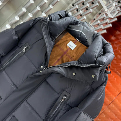 (PRE ORDER) BURB PUFFER COAT - BLACK