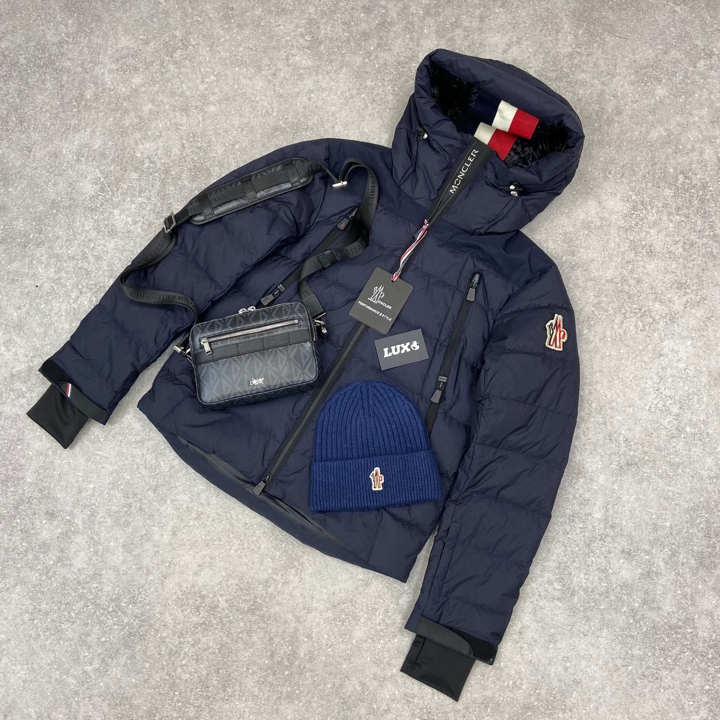 (PRE ORDER) MNCLR GRENOBLE COAT - BLACK & NAVY