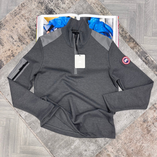 CG STORMONT HALF ZIP JUMPER - GREY