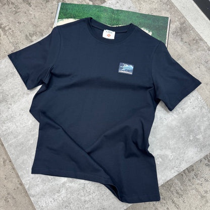 CASA - SMALL BADGE T-SHIRT - NAVY