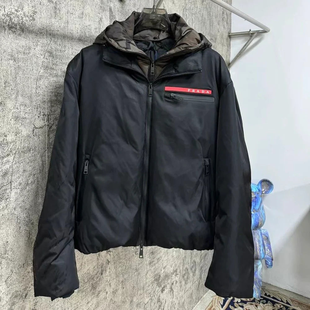 (PRE ORDER) PRADA COAT - BLACK / CAMO