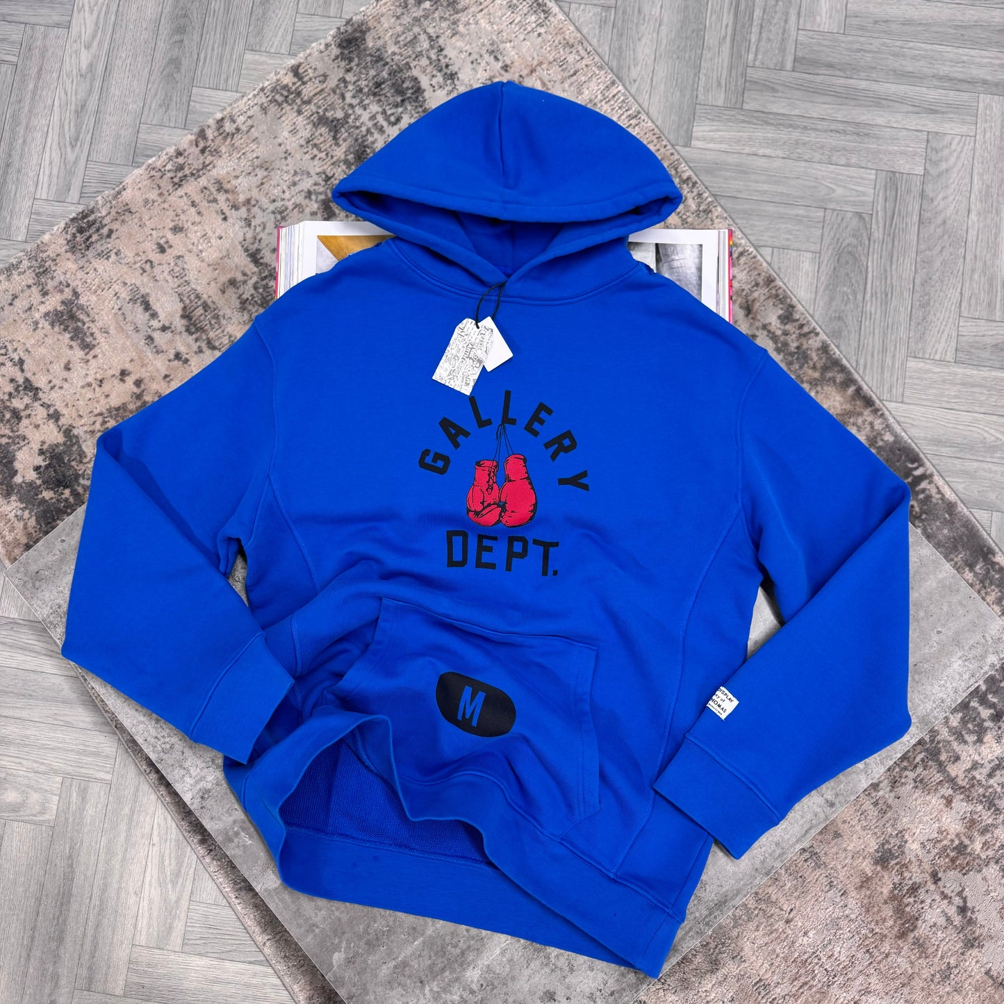 GALLERY D BOXING HOODIE - ROYAL BLUE