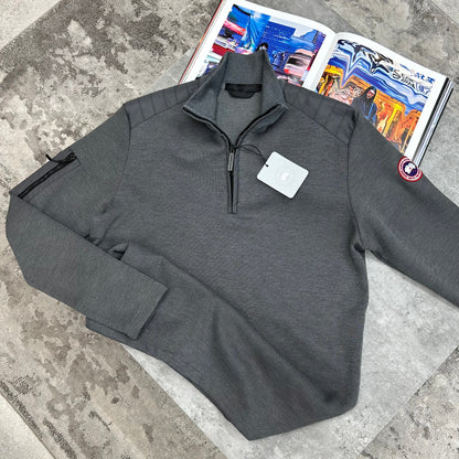 CG - HALF ZIP JUMPER - GREY