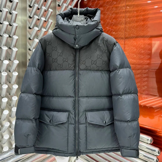 (PRE ORDER) GG PUFFER COAT - BLACK