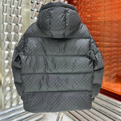 (PRE ORDER) GG PUFFER COAT - BLACK