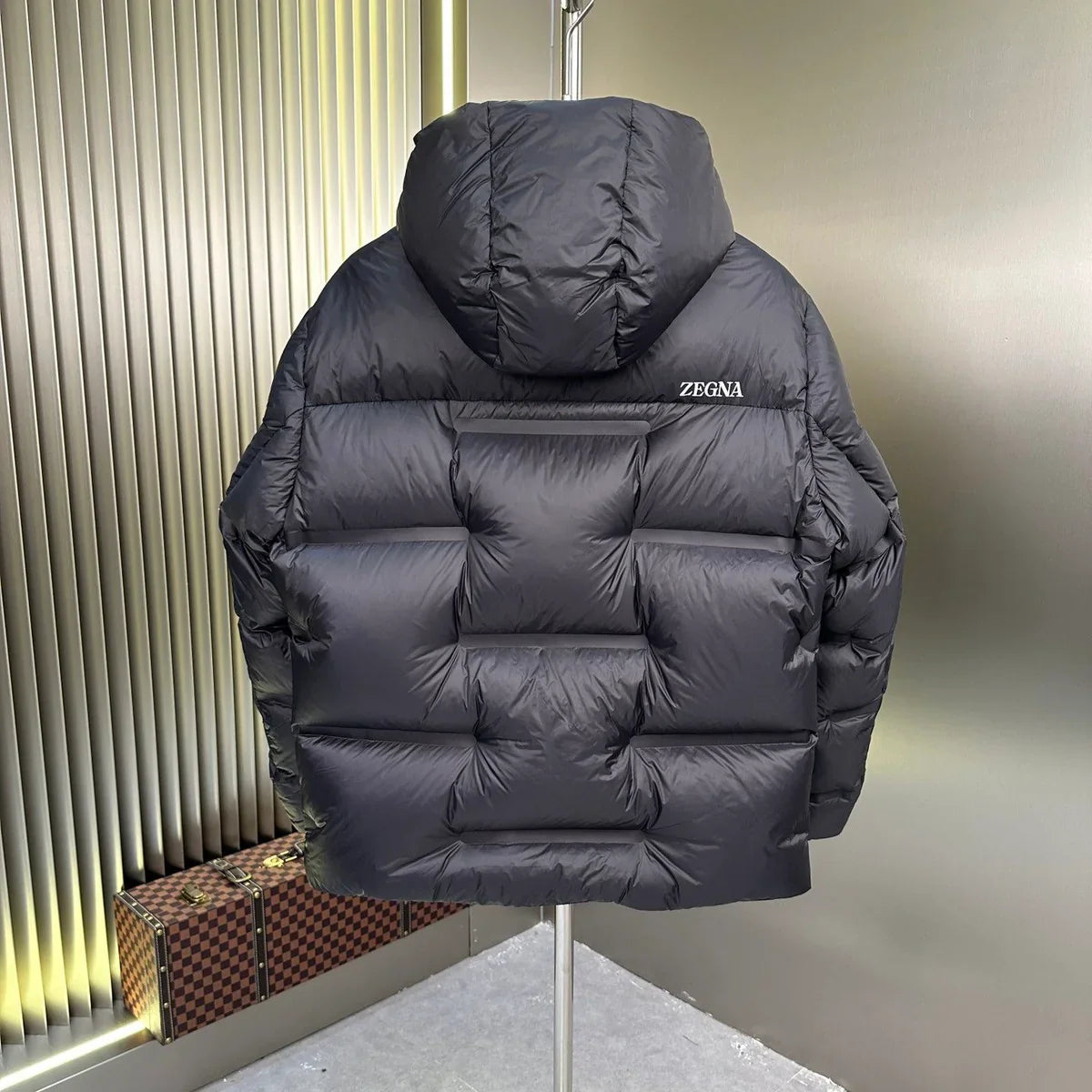 (PRE ORDER) ZENGA PUFFER COAT - BLACK