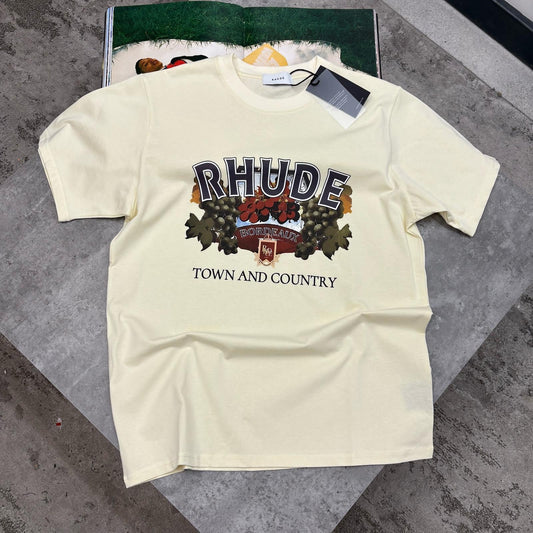 RDE - BORDEAUX T-SHIRT - OFF WHITE