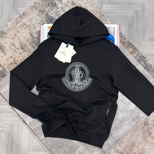 MNCLR 3D LOGO HOODIE - BLACK