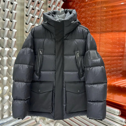 (PRE ORDER) BURB PUFFER COAT - BLACK