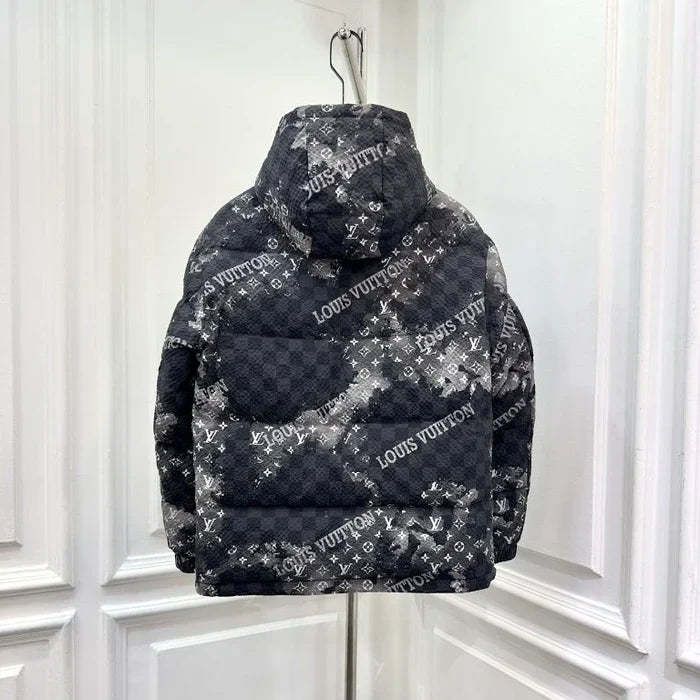 (PRE ORDER) LVE MONOGRAM COAT - BLACK / GREY