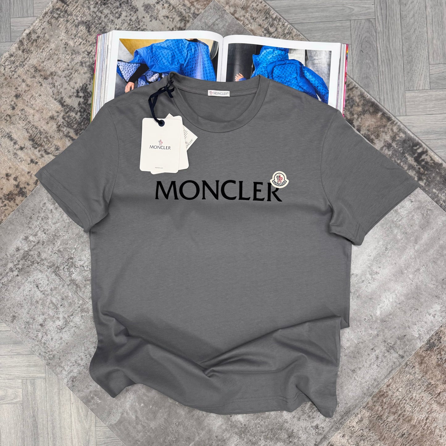 MNCLR LOGO T SHIRT - CHARCOAL