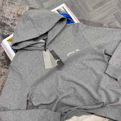 CD SIGNATURE LOGO HOODIE - GREY