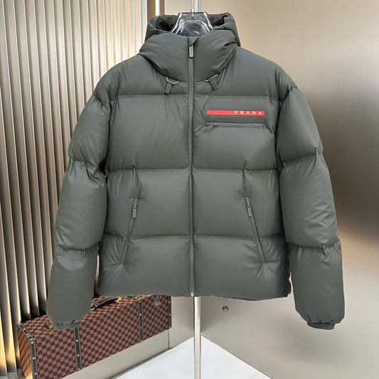 (PRE ORDER) PRADA PUFFER COAT - KHAKI