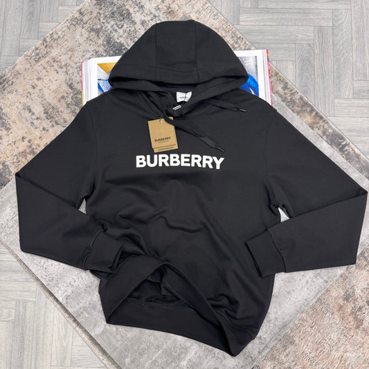 BURB LOGO HOODIE - BLACK