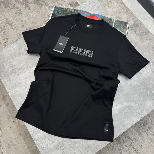 FDI - CENTRE LOGO T-SHIRT - BLACK