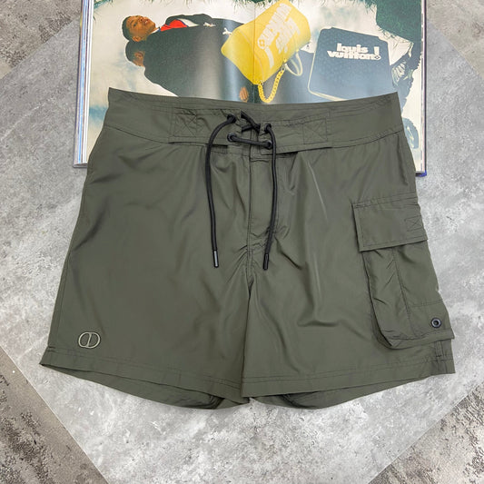 CD LOGO SWIM SHORTS - KHAKI