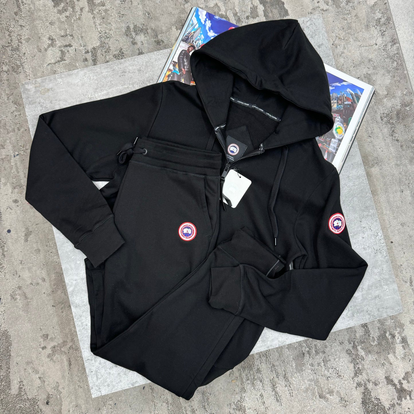 CG - FULL ZIP TRACKSUIT - BLACK