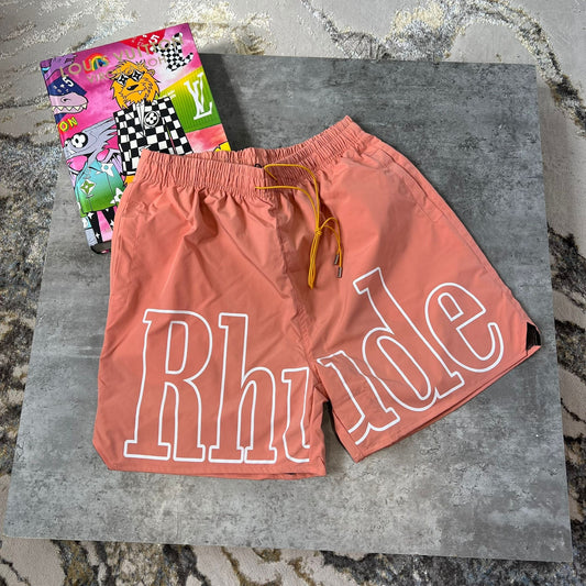 RHUDE SHORTS - PEACH