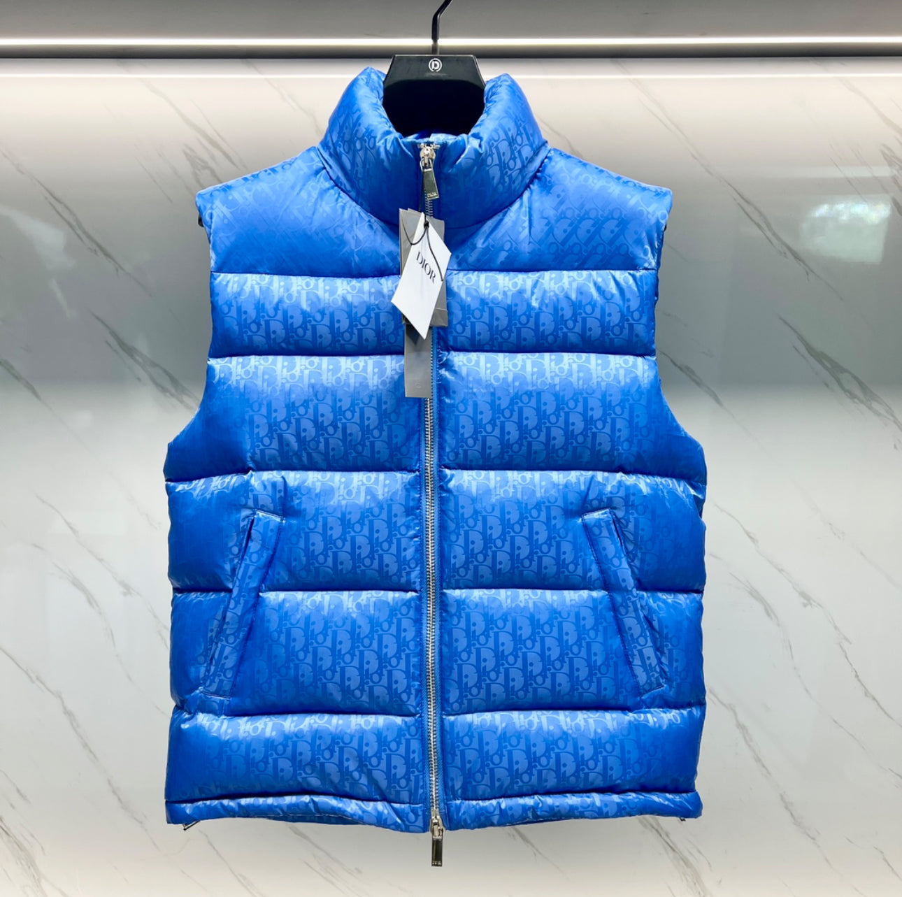 (PRE ORDER) CD OBLIQUE GILET - BLUE