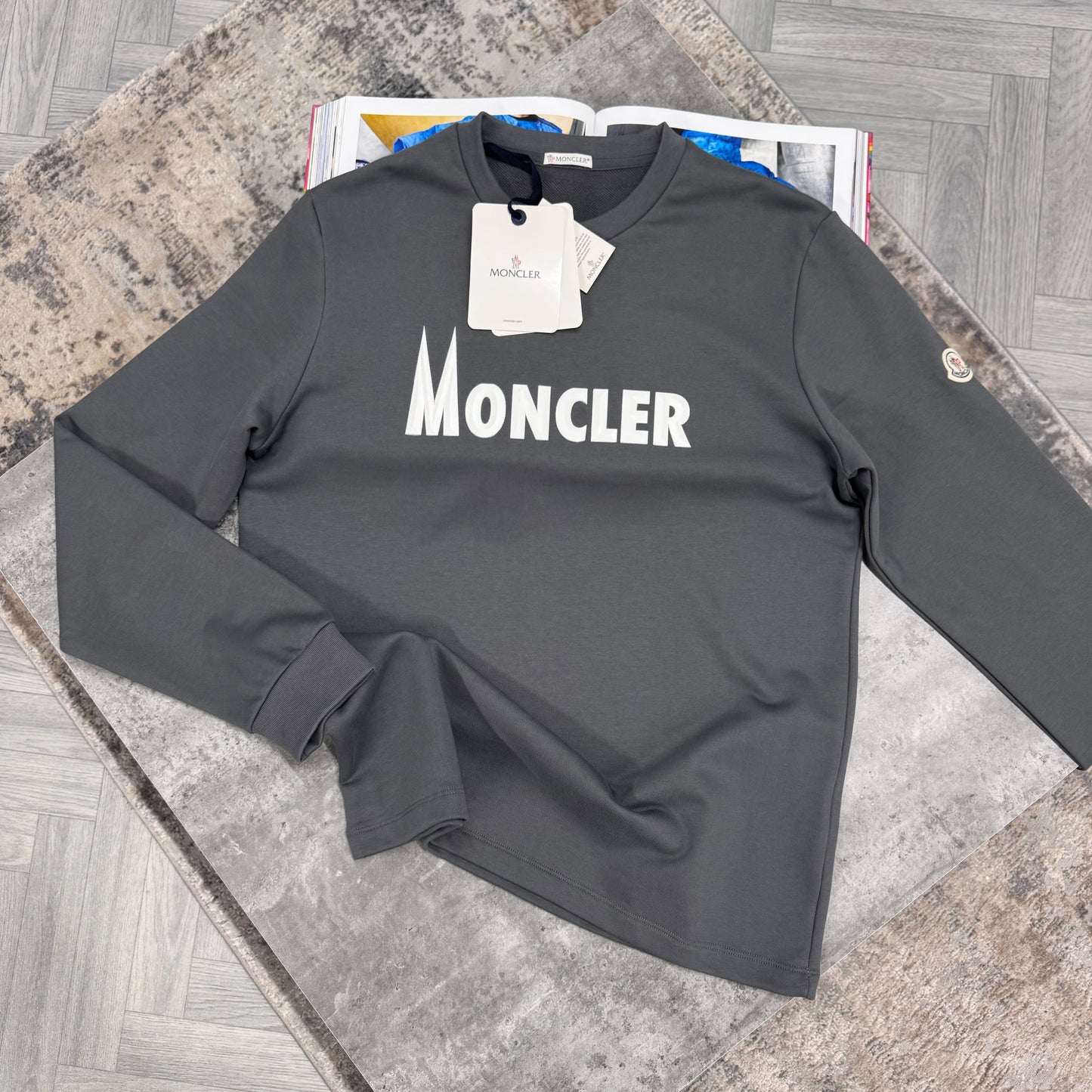 MNCLR JUMPER - CHARCOAL / WHITE