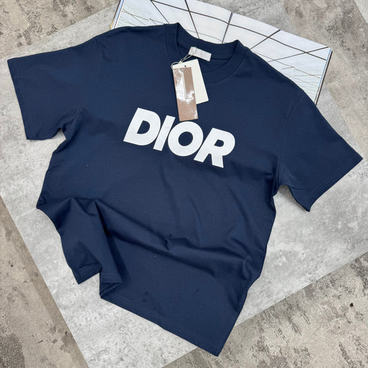 CD - BLOCK LOGO T-SHIRT - NAVY