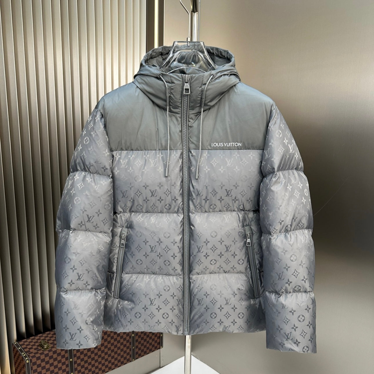 (PRE ORDER) LVE MONOGRAM COAT - GREY