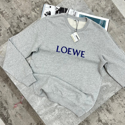 LWE - CENTRE LOGO JUMPER - GREY