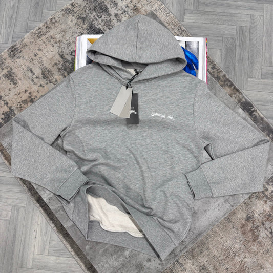 CD SIGNATURE LOGO HOODIE - GREY