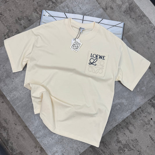 LWE - POCKET LOOK T-SHIRT - CREAM