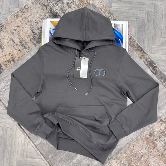 DIOR CD HOODIE - CHARCOAL