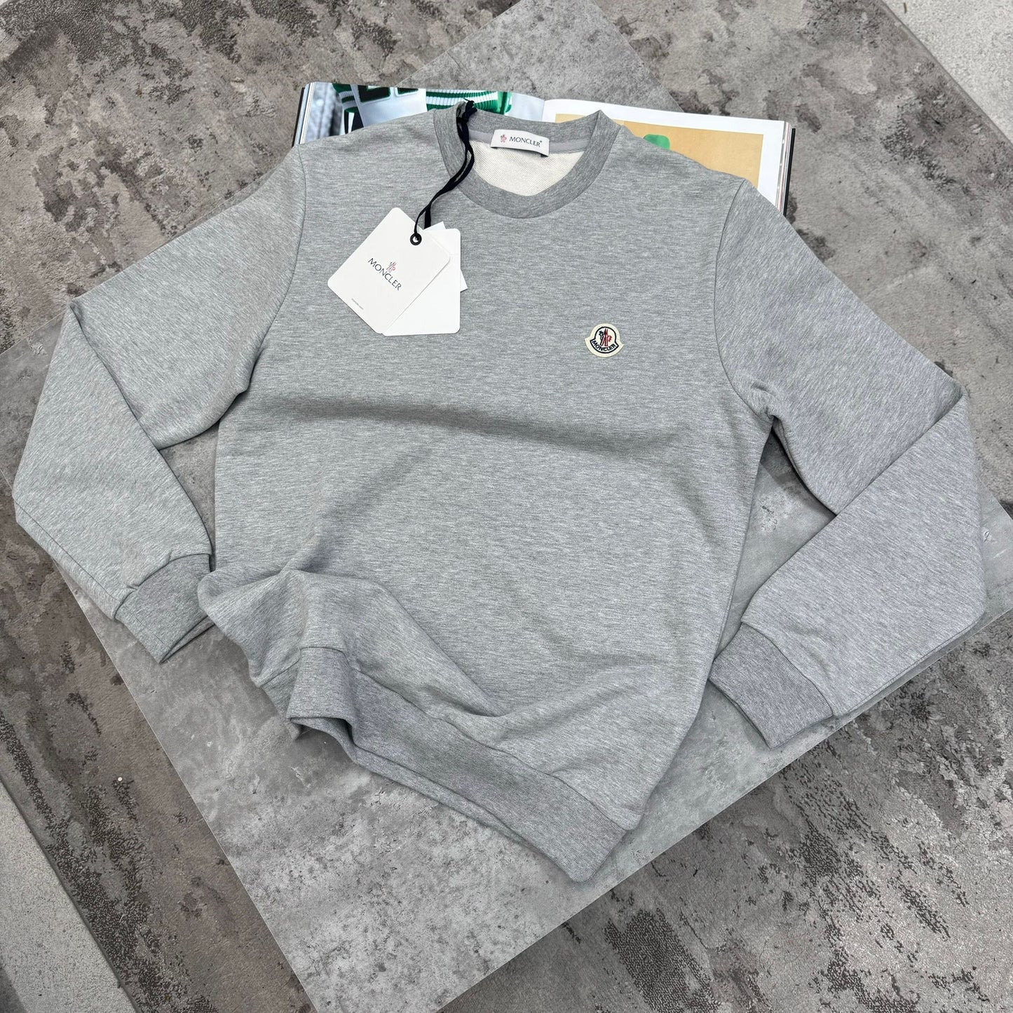 MNCLR - PLAIN LOGO JUMPER - GREY