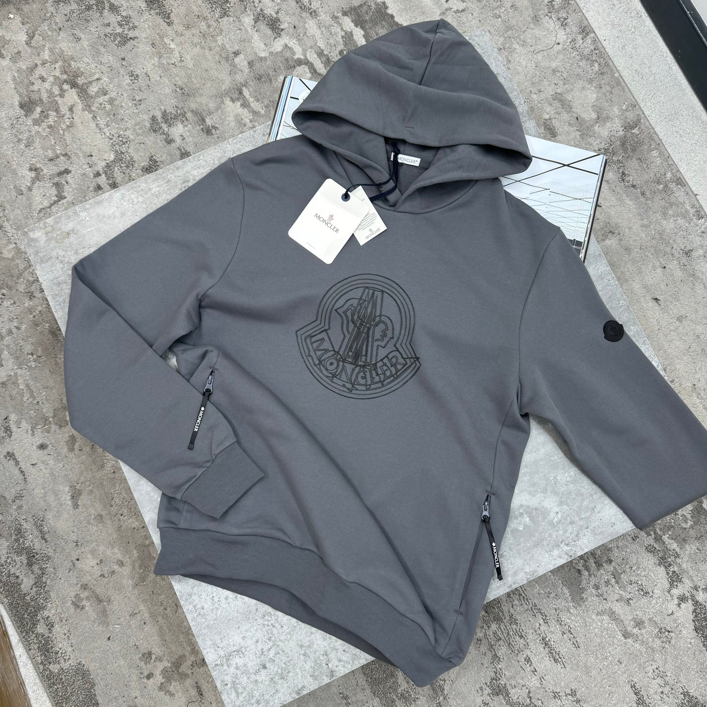 MNCLR - 3D LOGO HOODIE - CHARCOAL