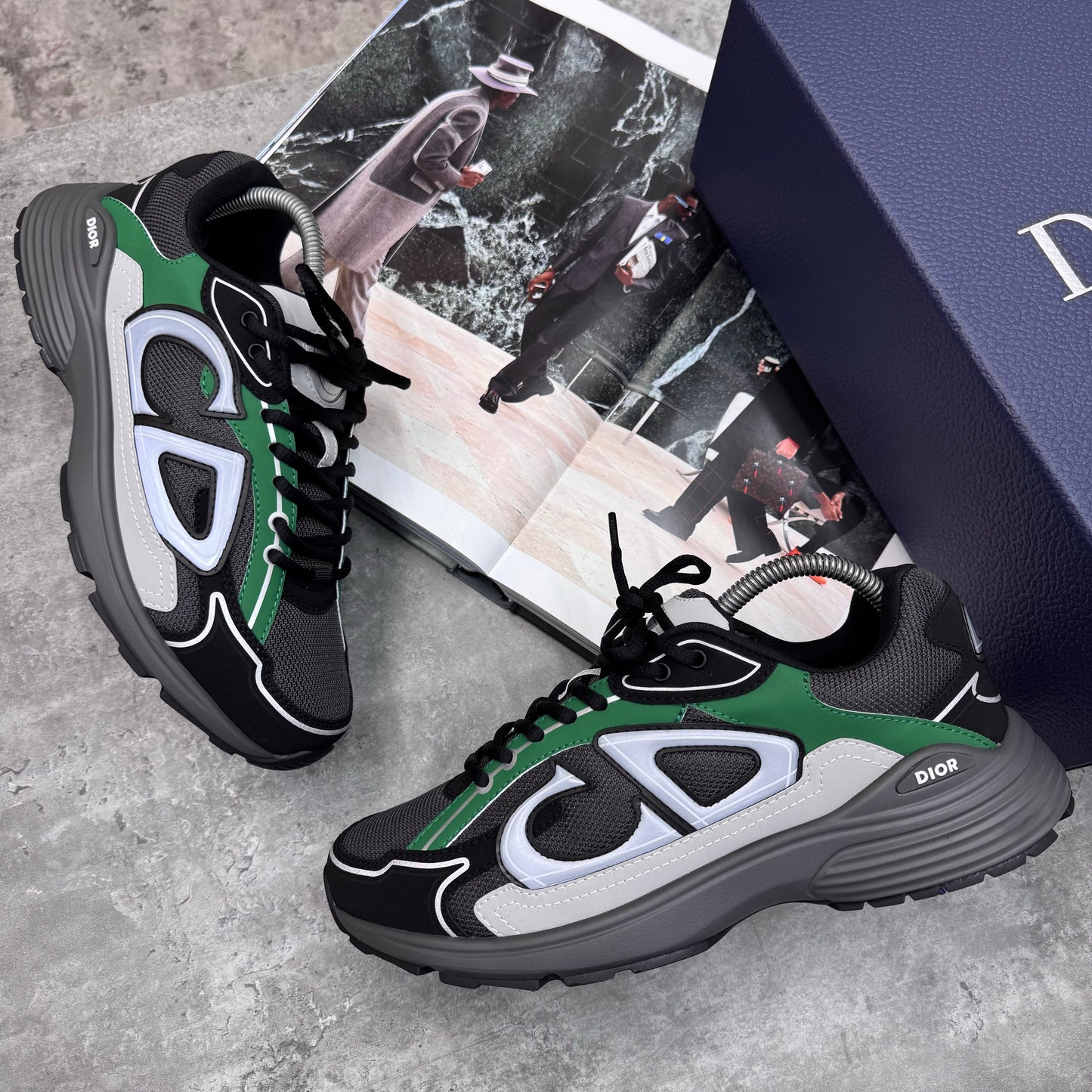 B30 TRAINER - BLACK / GREEN