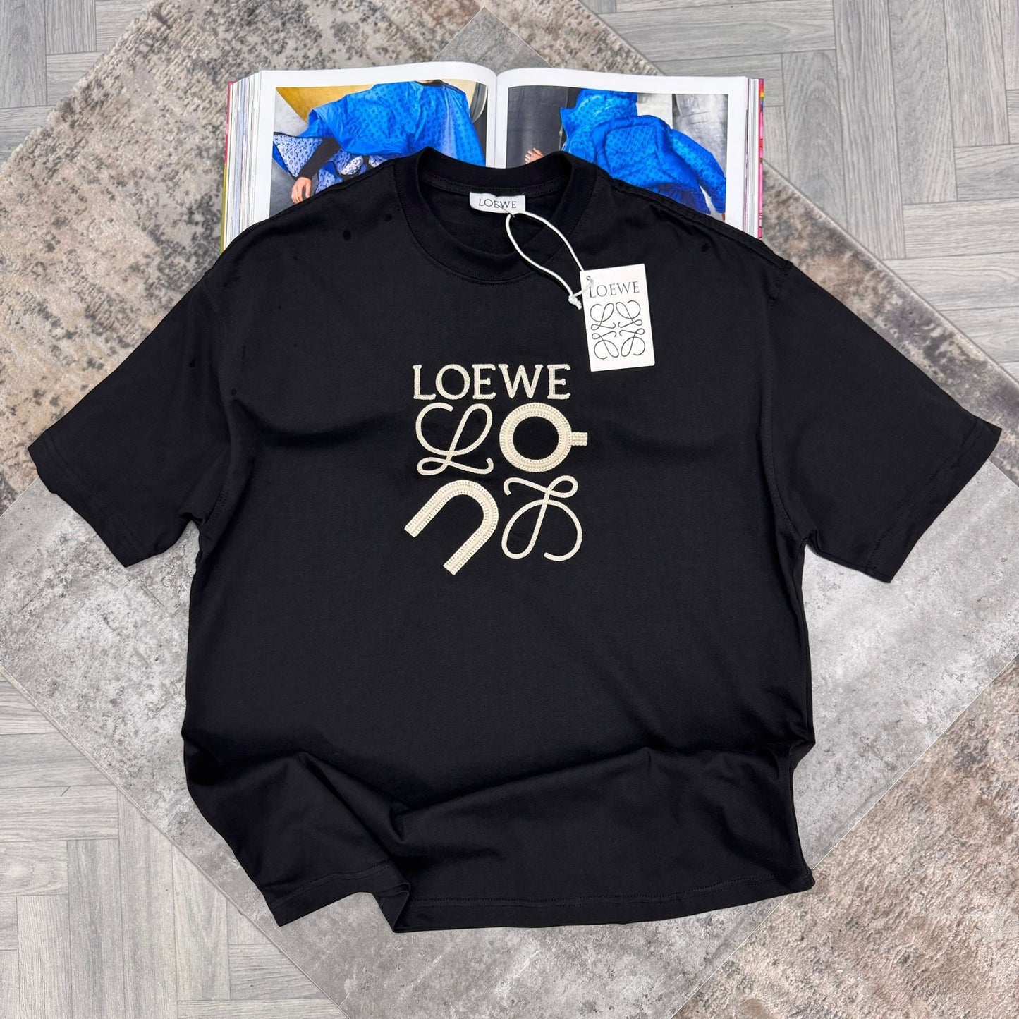 LOEW OVERSIZED T SHIRT - BLACK