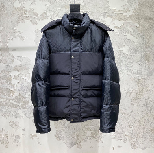 (PRE ORDER) GG PUFFER COAT - BLACK