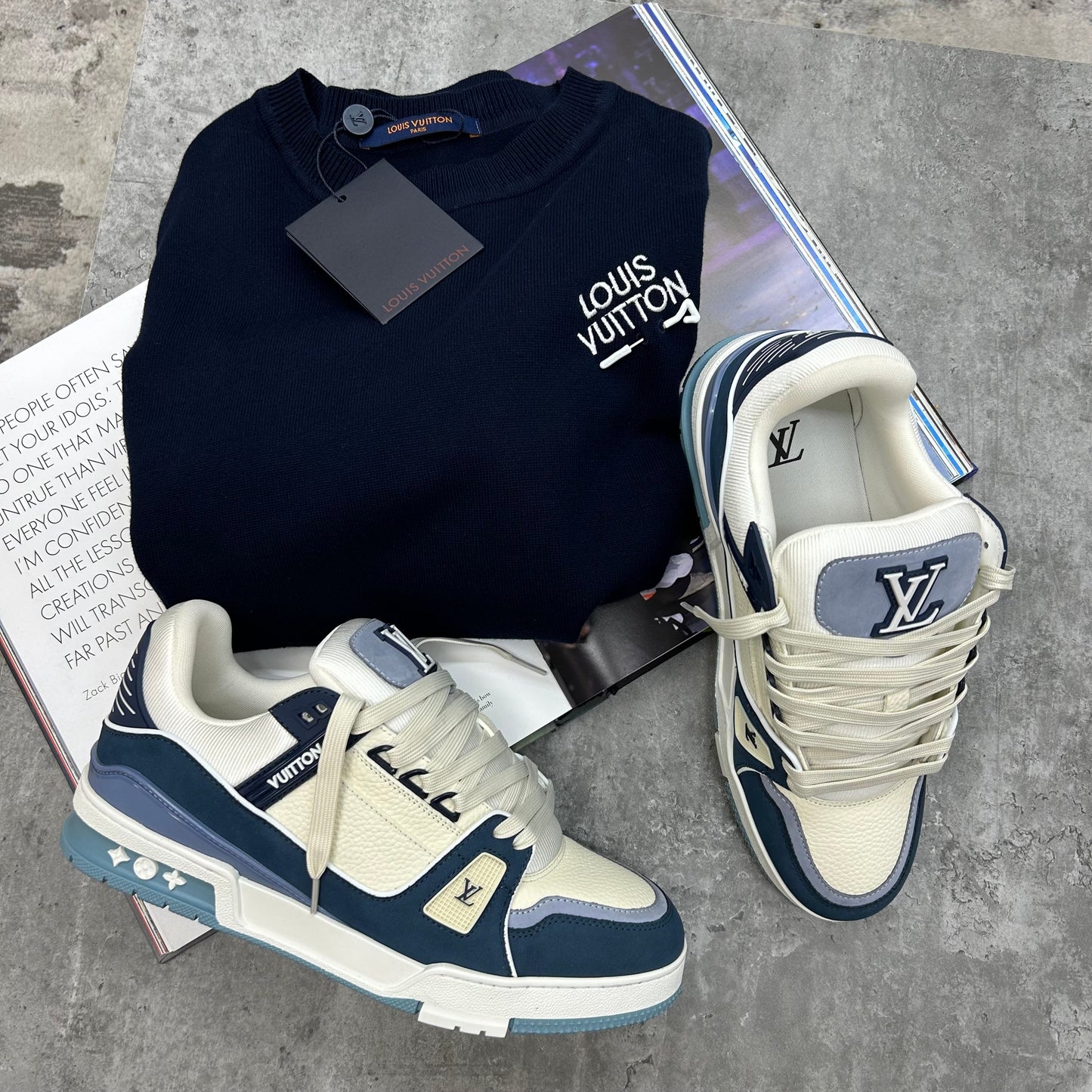 LVE - TRAINERS - WHITE/BLUE