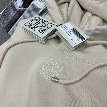 LWE - SMALL LOGO HOODIE - BEIGE