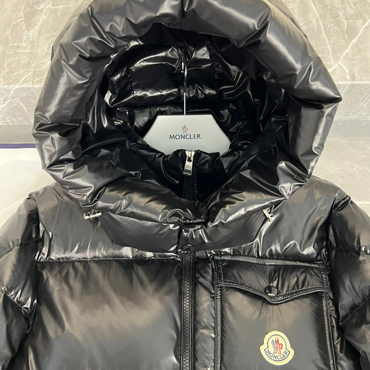 (PRE ORDER) MNCLR PUFFER COAT - BLACK