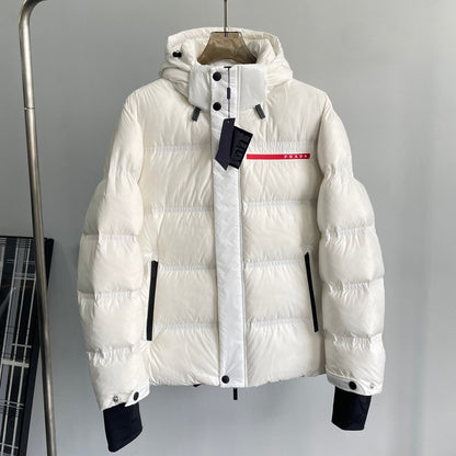 (PRE ORDER) PRADA COAT - BLACK & OFF WHITE