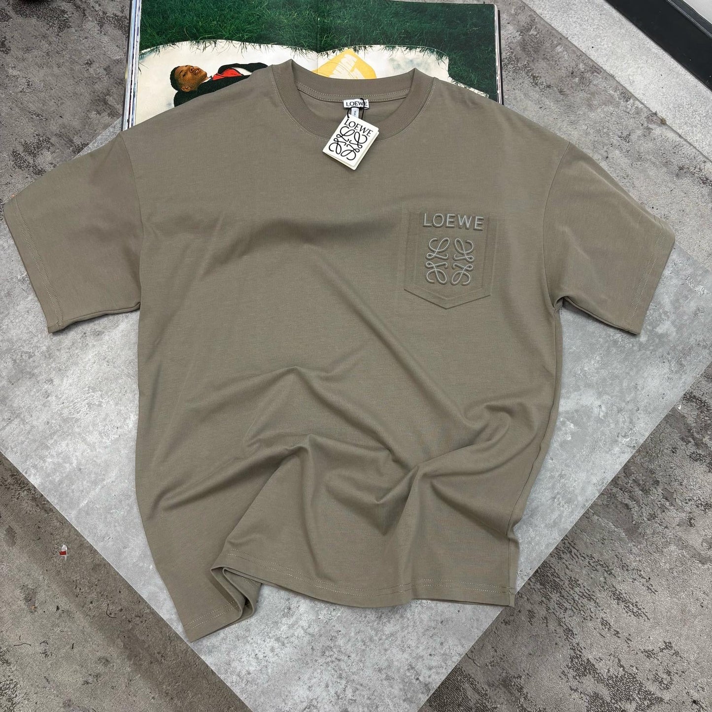 LWE - POCKET LOOK T-SHIRT - KHAKI