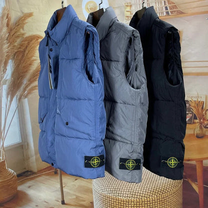 (PRE ORDER) STONEY GILET - BLUE, GREY & BLACK