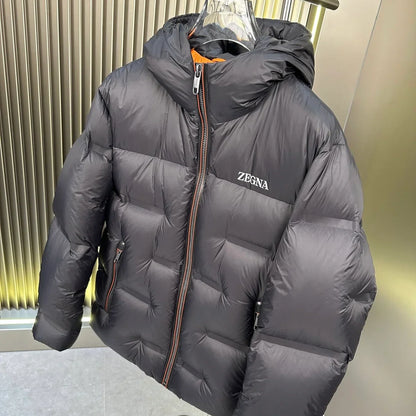 (PRE ORDER) ZENGA PUFFER COAT - BLACK