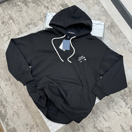 LVE - PIN HOODIE - BLACK