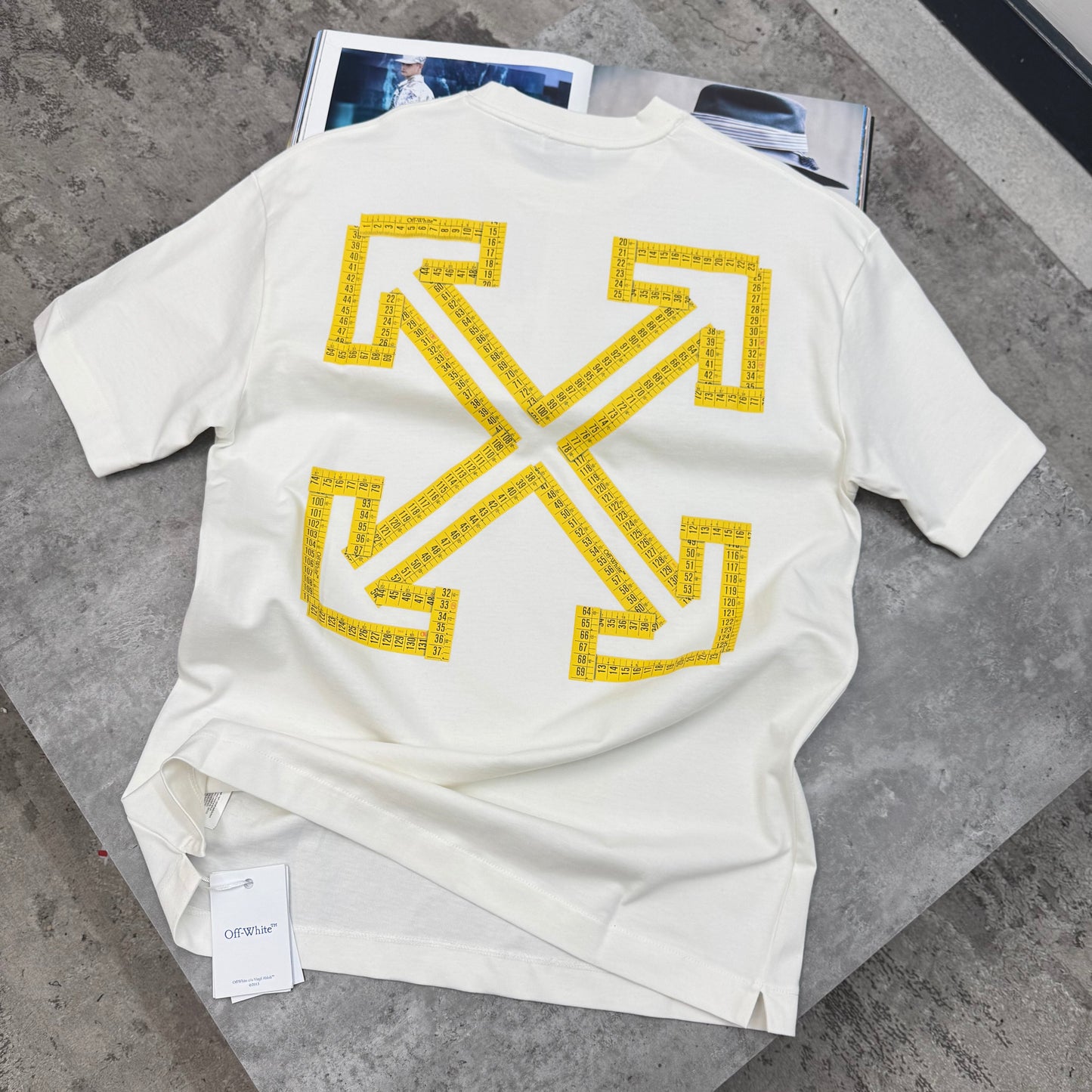 OW - TAPE MEASURE T-SHIRT - WHITE