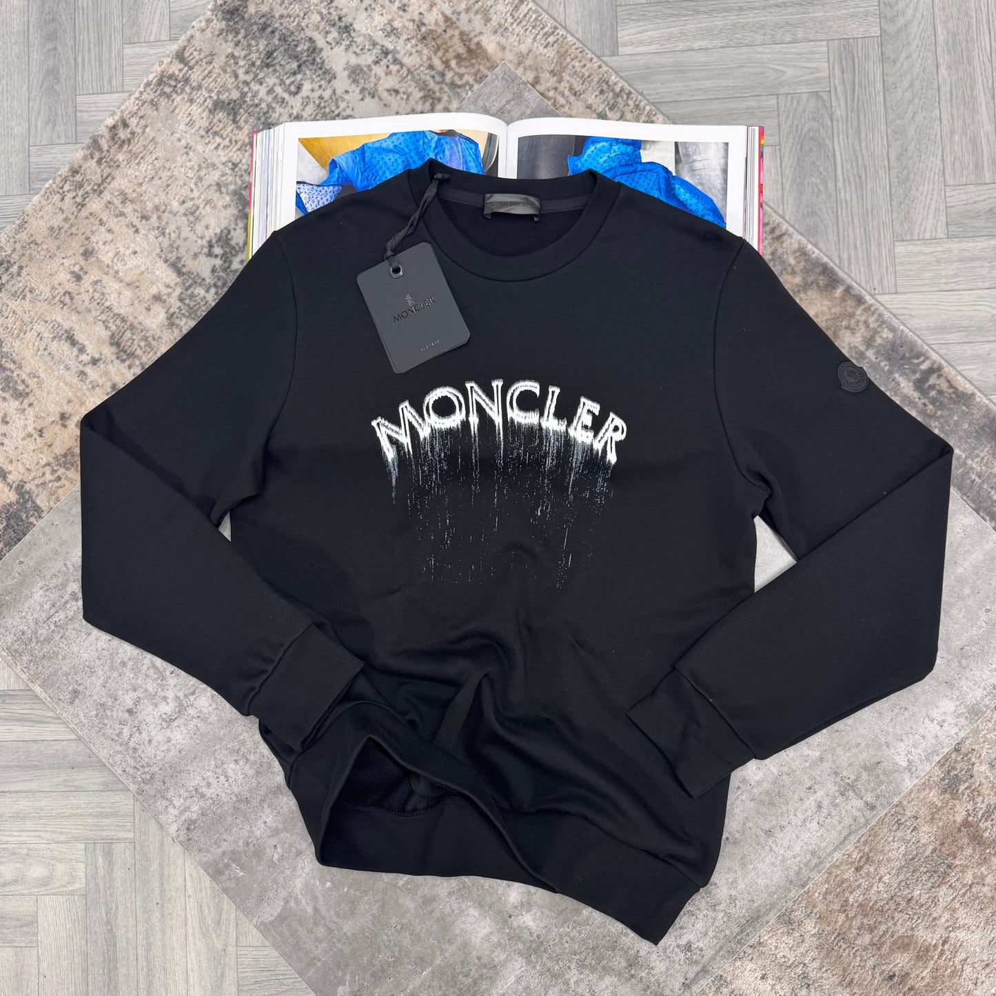 MNCLR DRIP JUMPER - BLACK