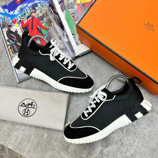 (PRE ORDER) HERMES BOUNCING TRAINERS - BLACK / WHITE