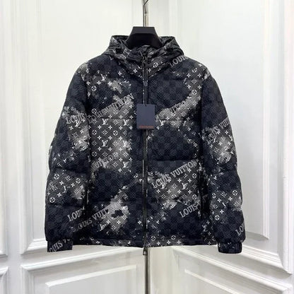 (PRE ORDER) LVE MONOGRAM COAT - BLACK / GREY