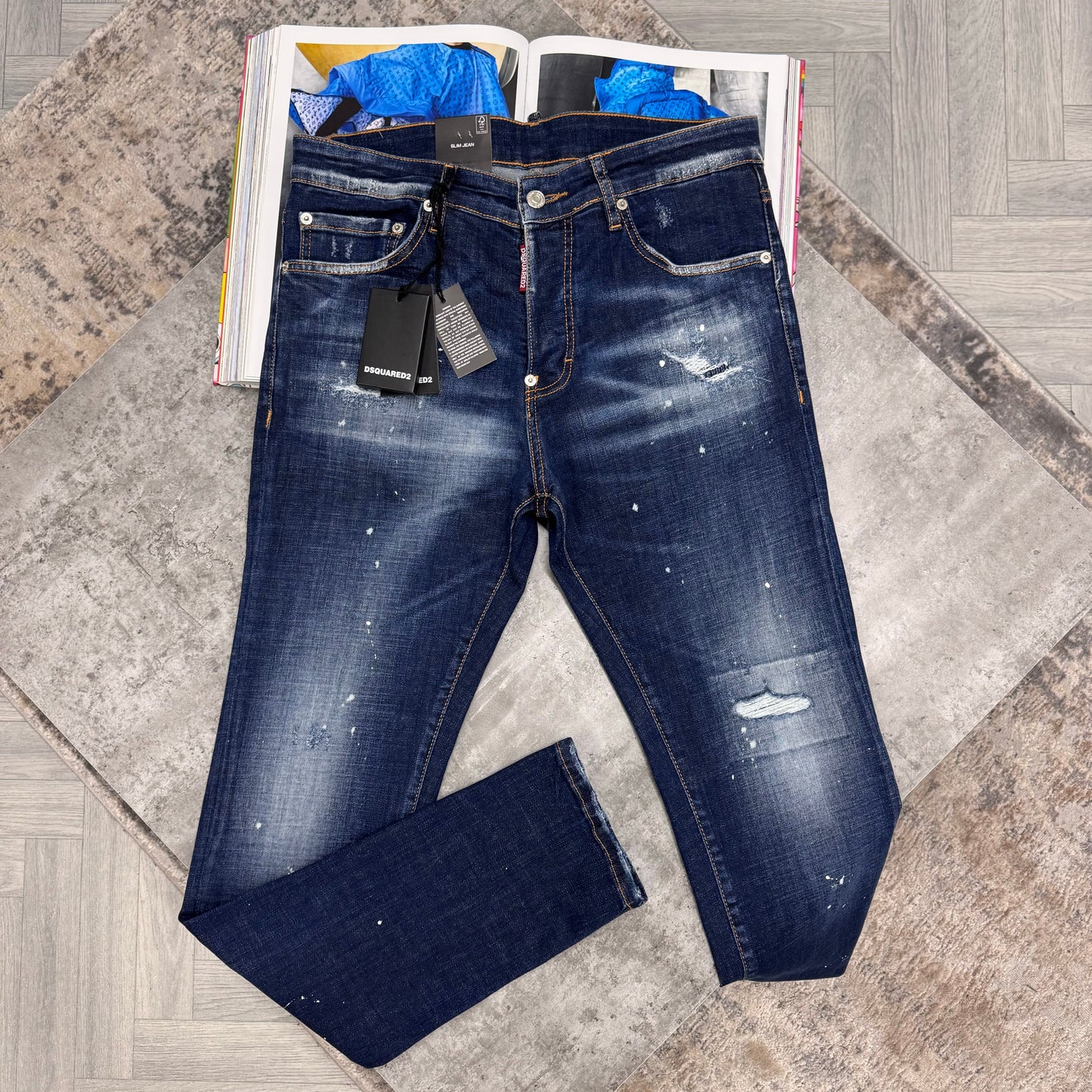 DSQ JEANS - BLUE