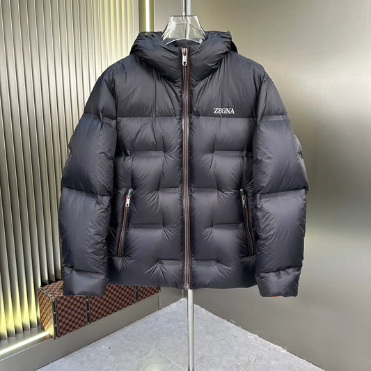 (PRE ORDER) ZENGA PUFFER COAT - BLACK