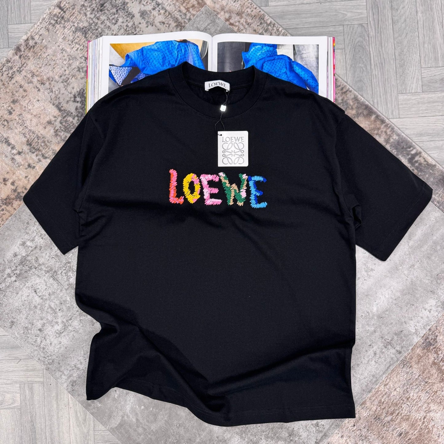 LOEW OVERSIZED T SHIRT - BLACK